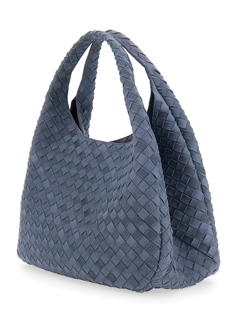 Bottega Veneta Women Large Campana Intrecciato 15 Cloudy Suede BOTTEGA VENETA
