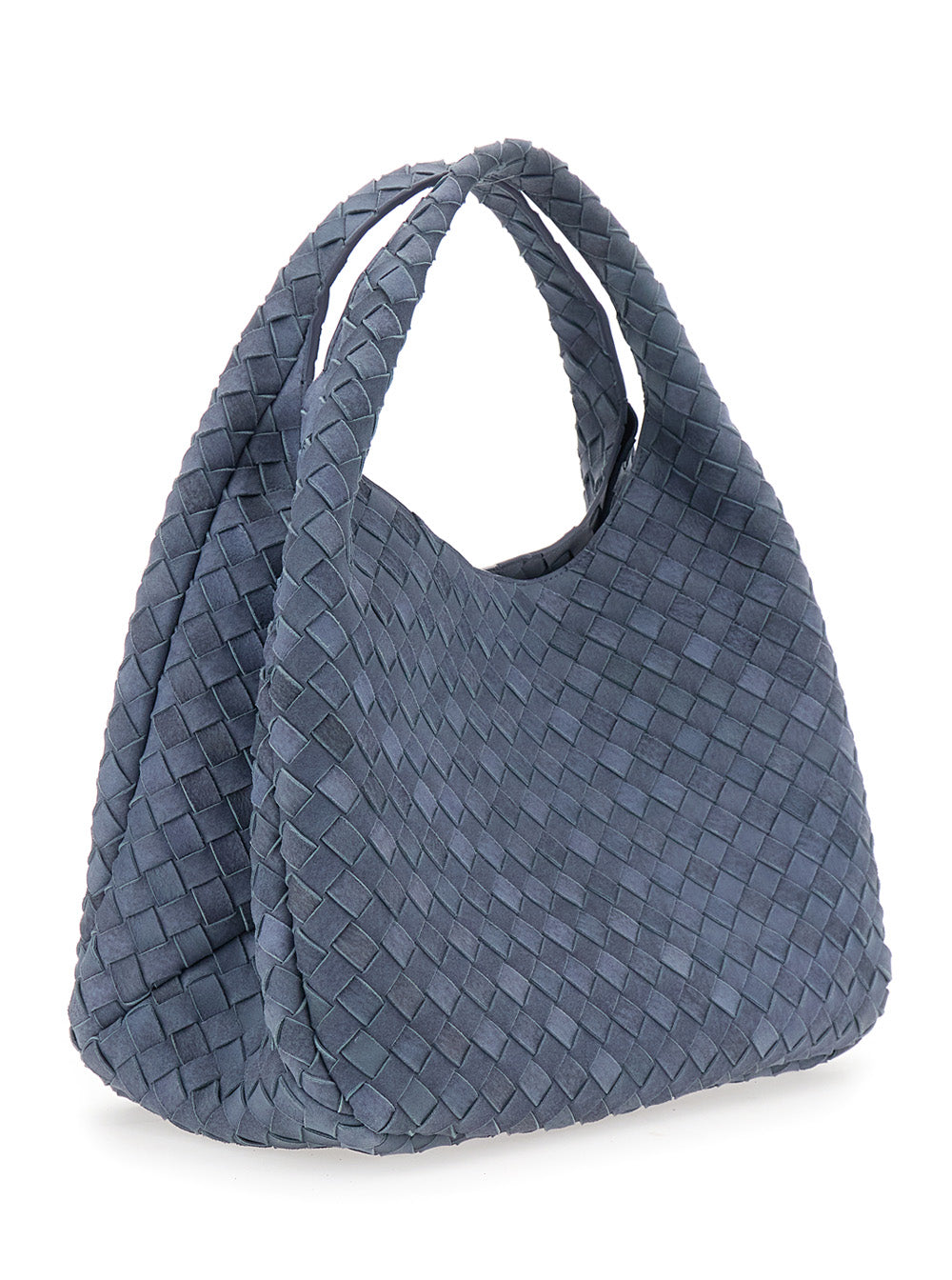 Bottega Veneta Women Large Campana Intrecciato 15 Cloudy Suede BOTTEGA VENETA