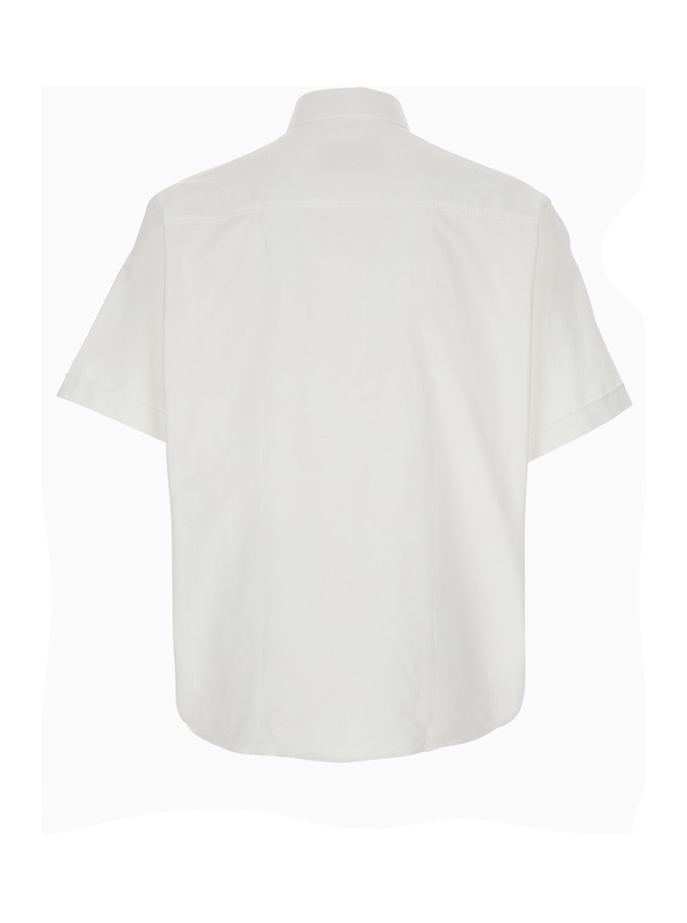 Ami Paris Men Quota -Boxy Short Sleeve Shirt With Button Down Collar And Embroidered Adc AMI PARIS