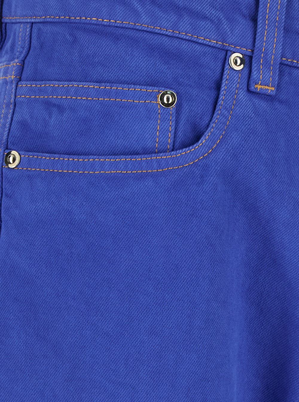 Versace Men Blue 'Fermo In Bull' Jeans With Five Pockets For Men VERSACE