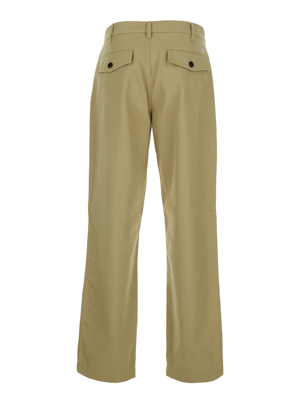 Burberry Men Arthur Pants Beige With Elastic Waist In Cotton For Men BURBERRY