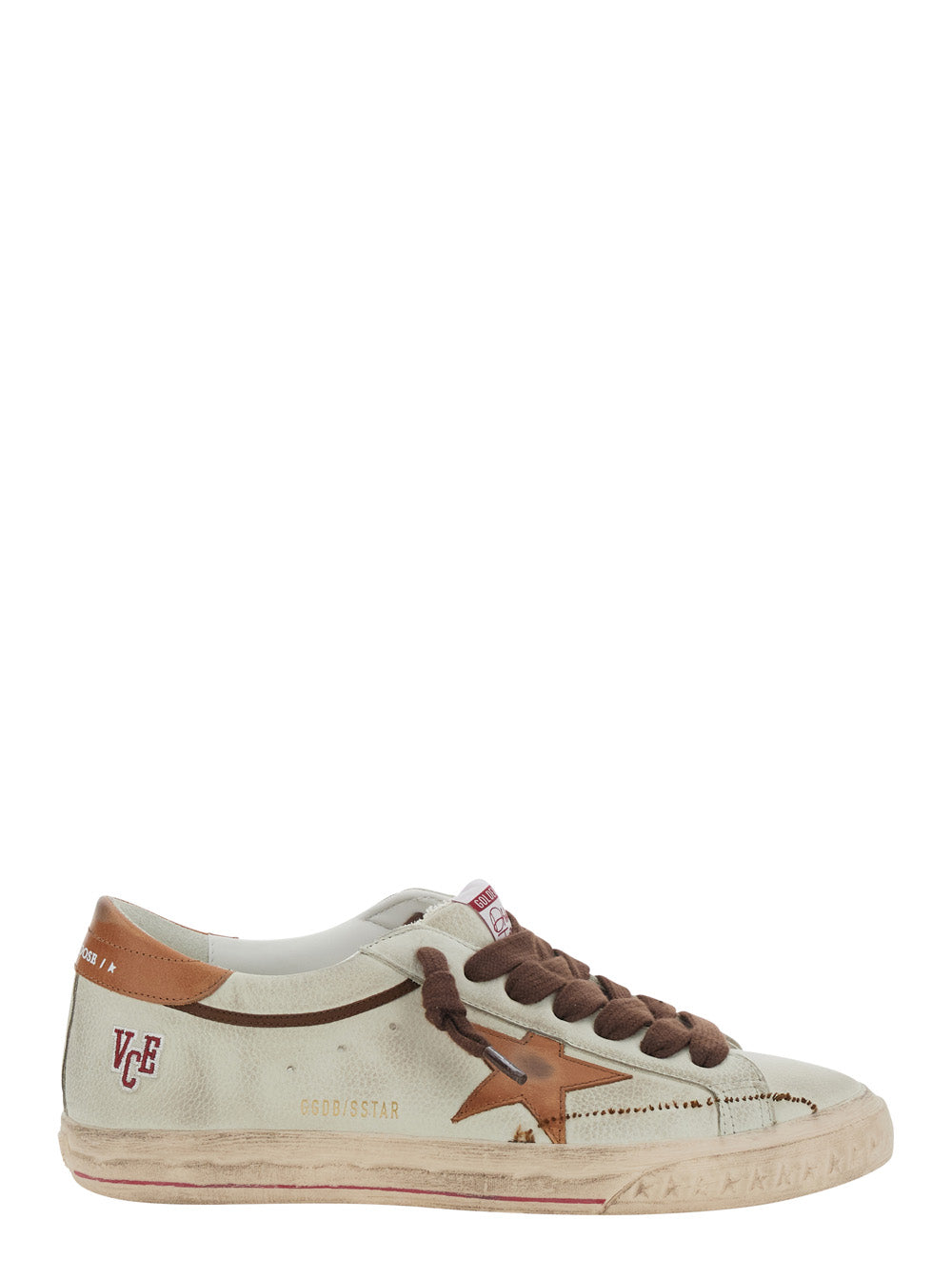Golden Goose Men Sneakers 'Super Star Nabuk' White With Gray Nubuck Detail For Women GOLDEN GOOSE