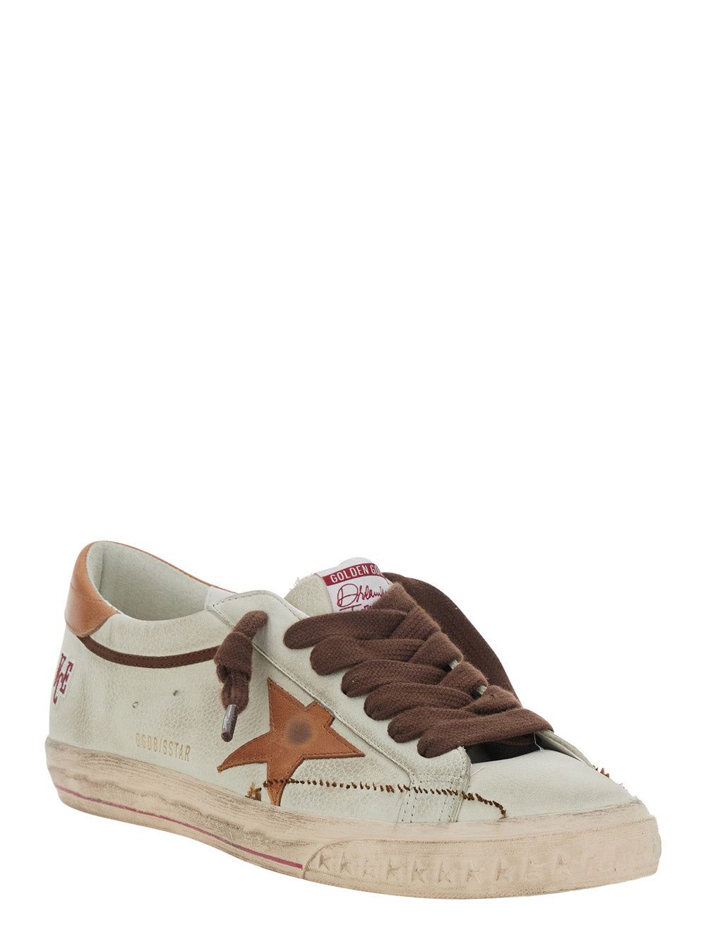 Golden Goose Men Sneakers 'Super Star Nabuk' White With Gray Nubuck Detail For Women GOLDEN GOOSE