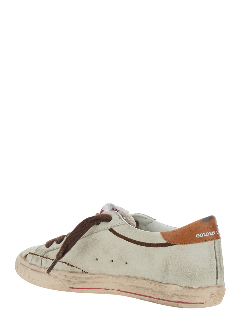 Golden Goose Men Sneakers 'Super Star Nabuk' White With Gray Nubuck Detail For Women GOLDEN GOOSE