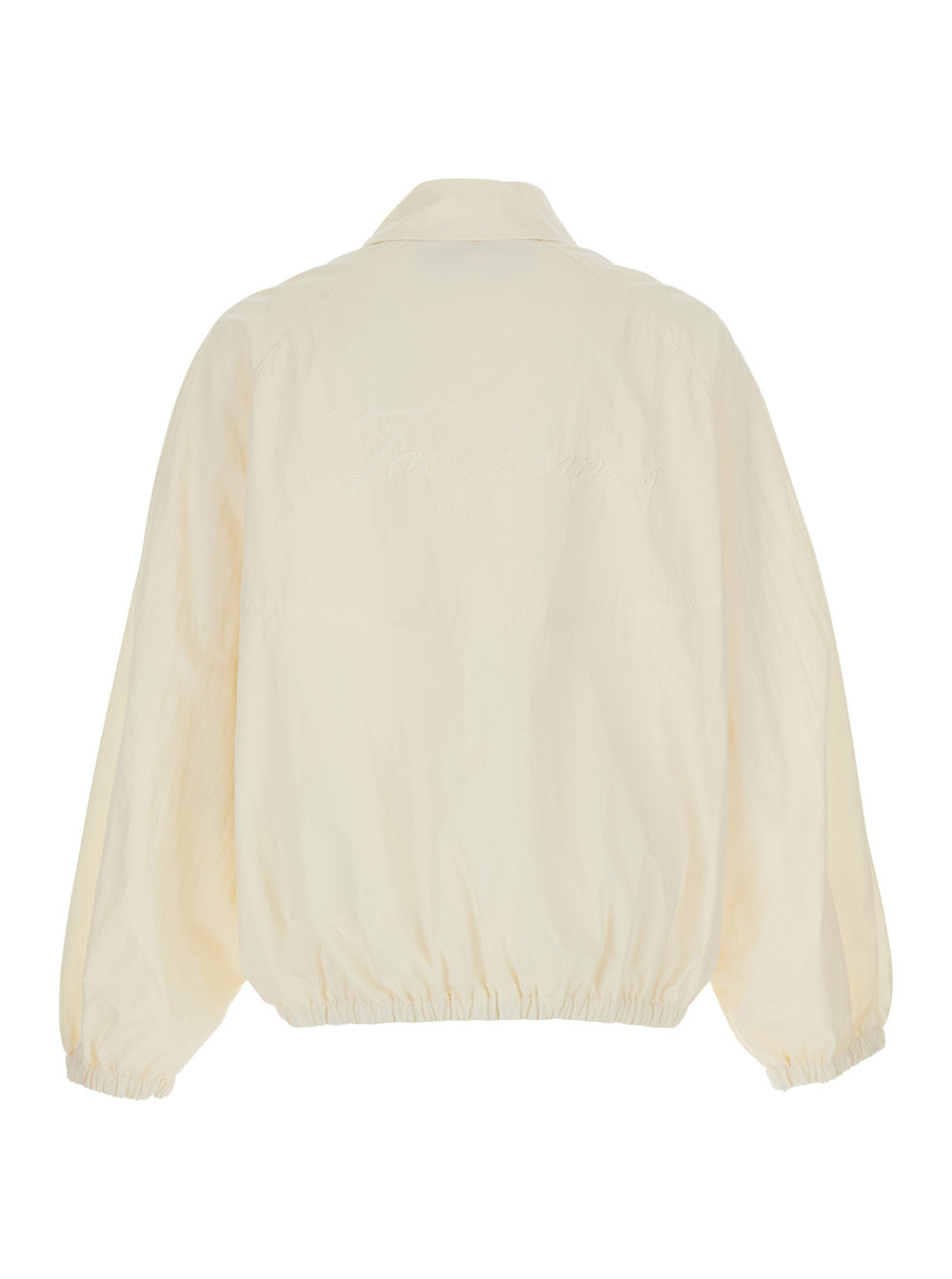 Jacquemus Men 'Le Coupe-Vent' White Jacket With Front Closure In Tech Fabric For Men JACQUEMUS