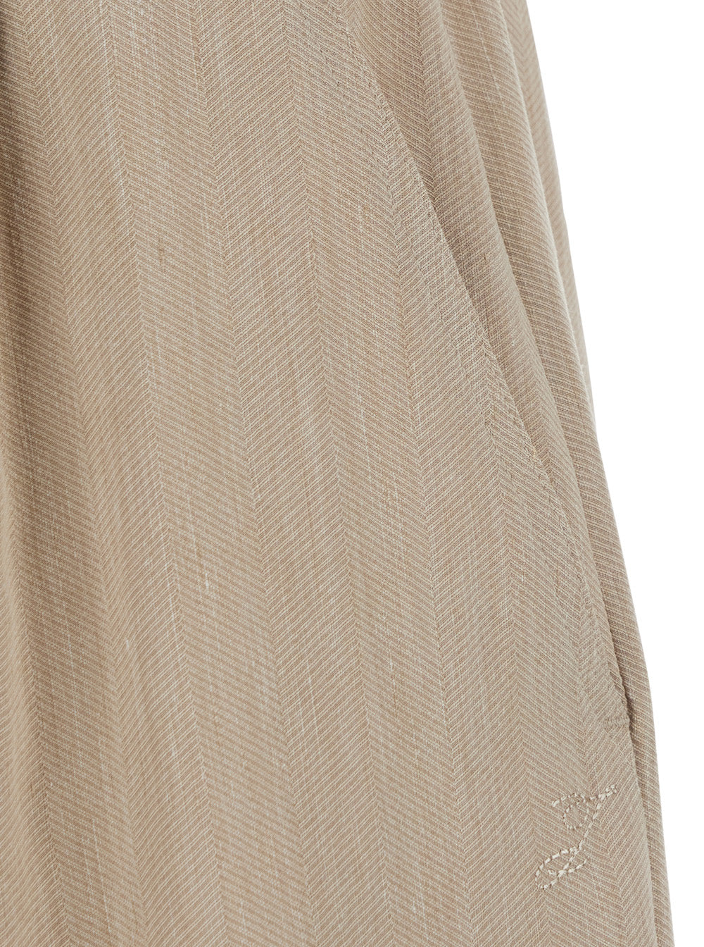 Jacquemus Men Pants 'Le Pantalon Croisiere' Beige With Elasticated Waist And Side Pockets In Linen For Men JACQUEMUS