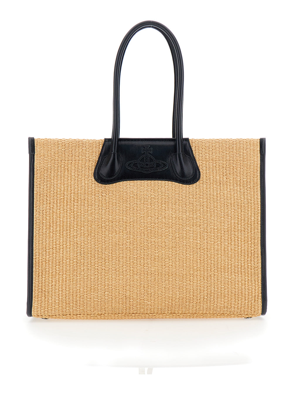 Vivienne Westwood Women Handbag 'Troy Tote Bag' With Beige Details In Cotton And Polyamide Women VIVIENNE WESTWOOD