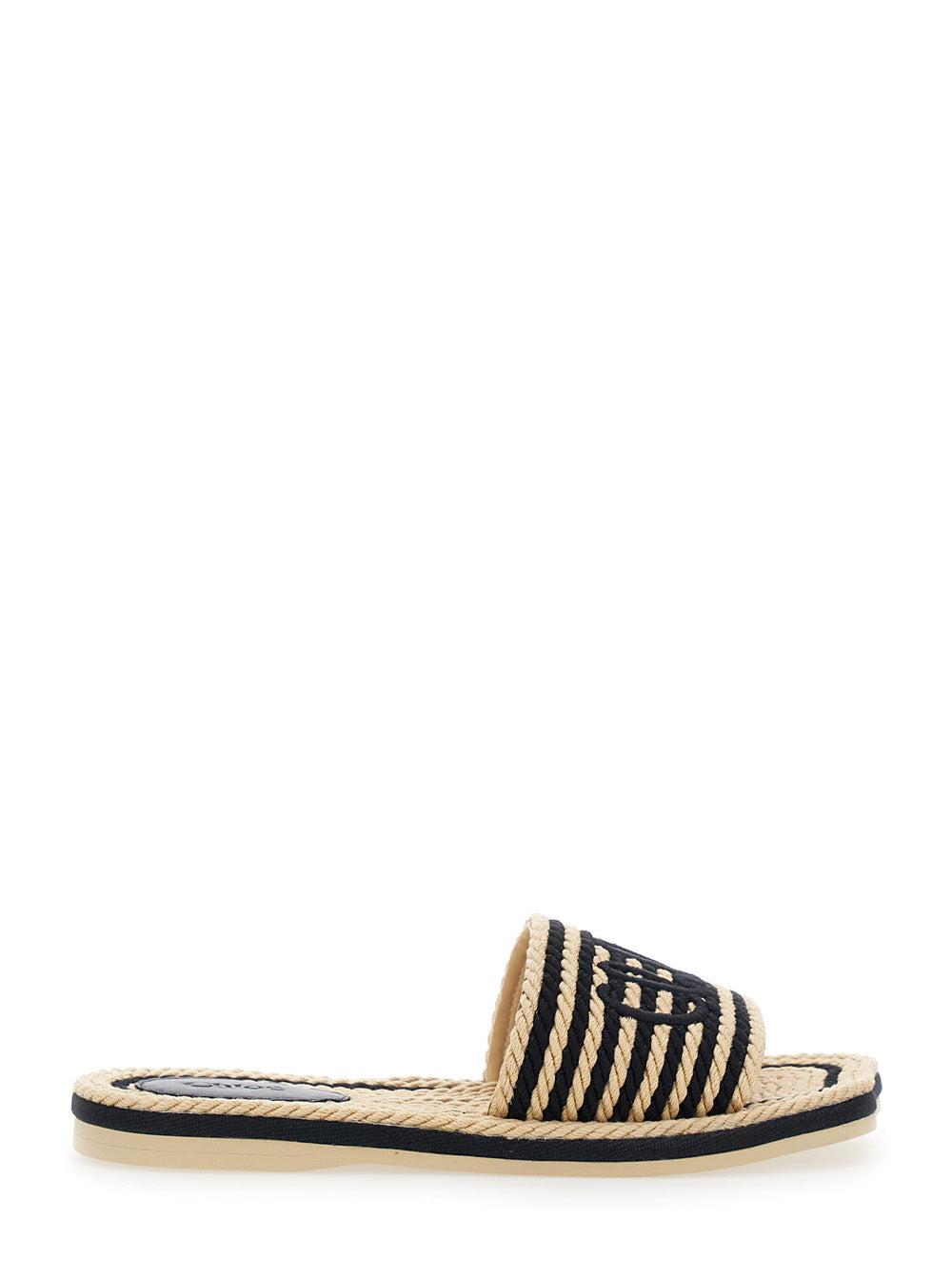 Chloé Women Sandals '19A' With Shaped Straps In White Leather For Women CHLOE