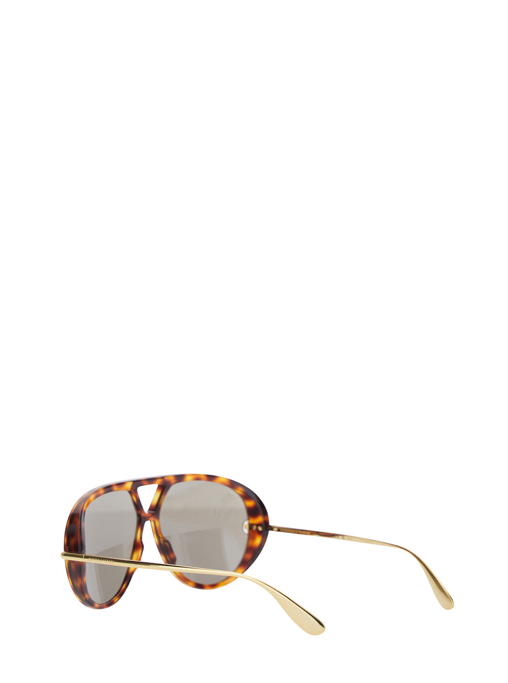 Bottega Veneta Women Brown Sunglasses With Thin Temples With Logo Lettering In Acetate For Women BOTTEGA VENETA