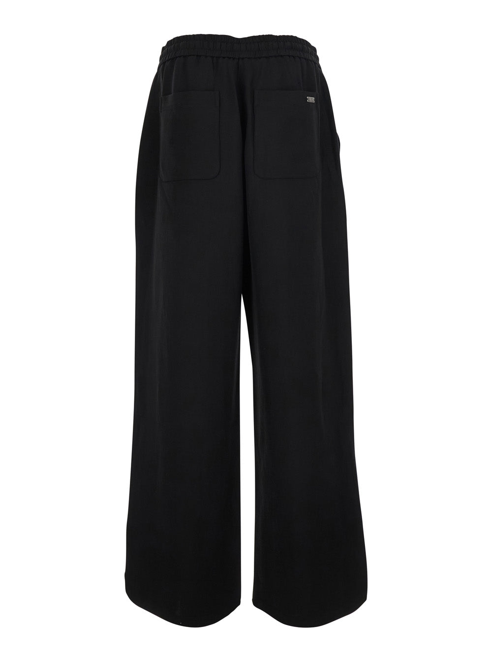 Ami Paris Men Black Pants With Elasticated Waist In Cotton Men AMI PARIS