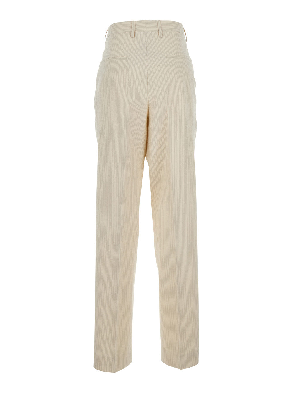 Dries Van Noten Women Beige 'Pilar' Pants With Side Pockets For Men DRIES VAN NOTEN