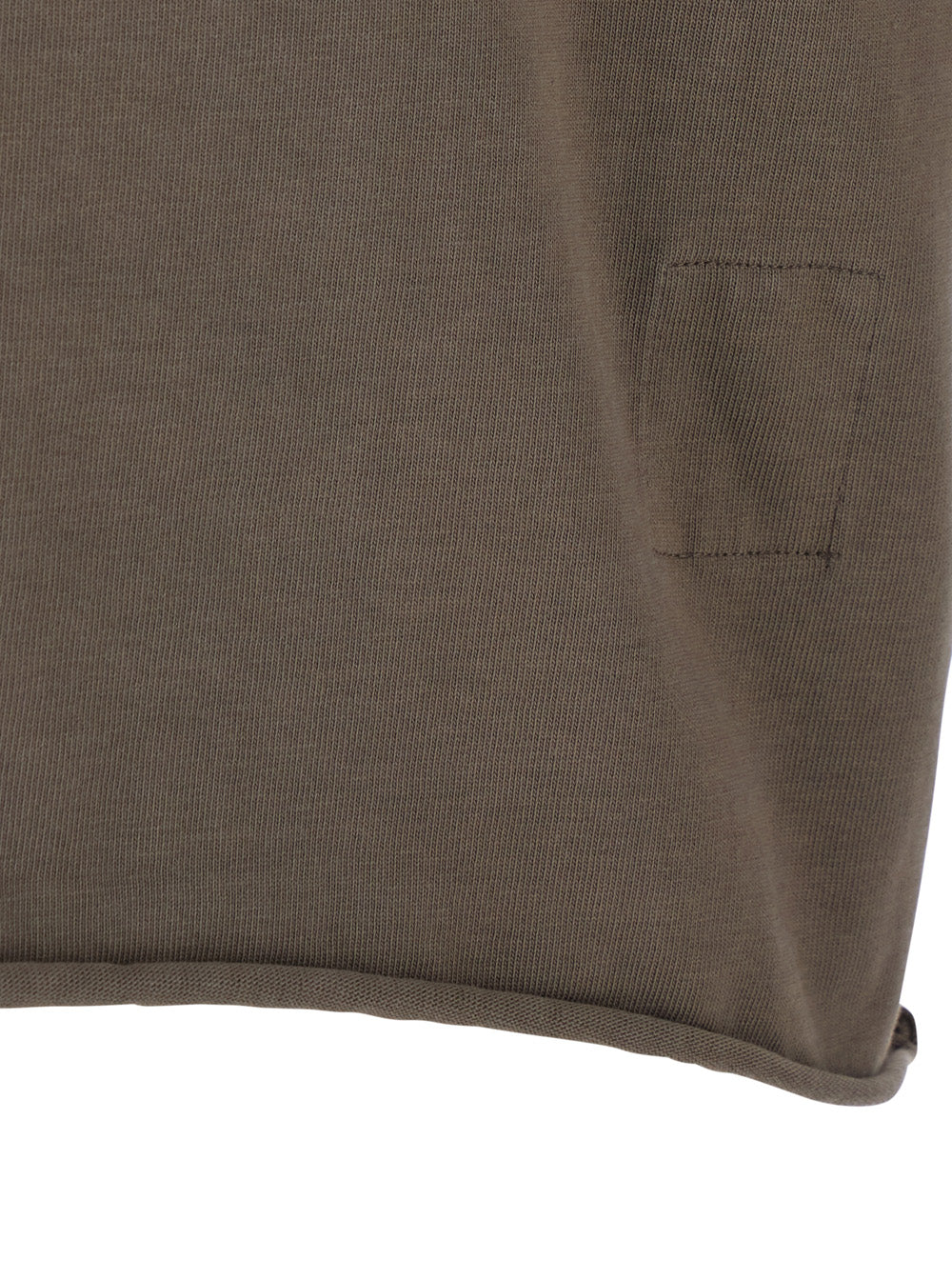 Drkshdw Men Brown Sleeveless Hooded Top With Drawstring In Cotton For Men DRKSHDW