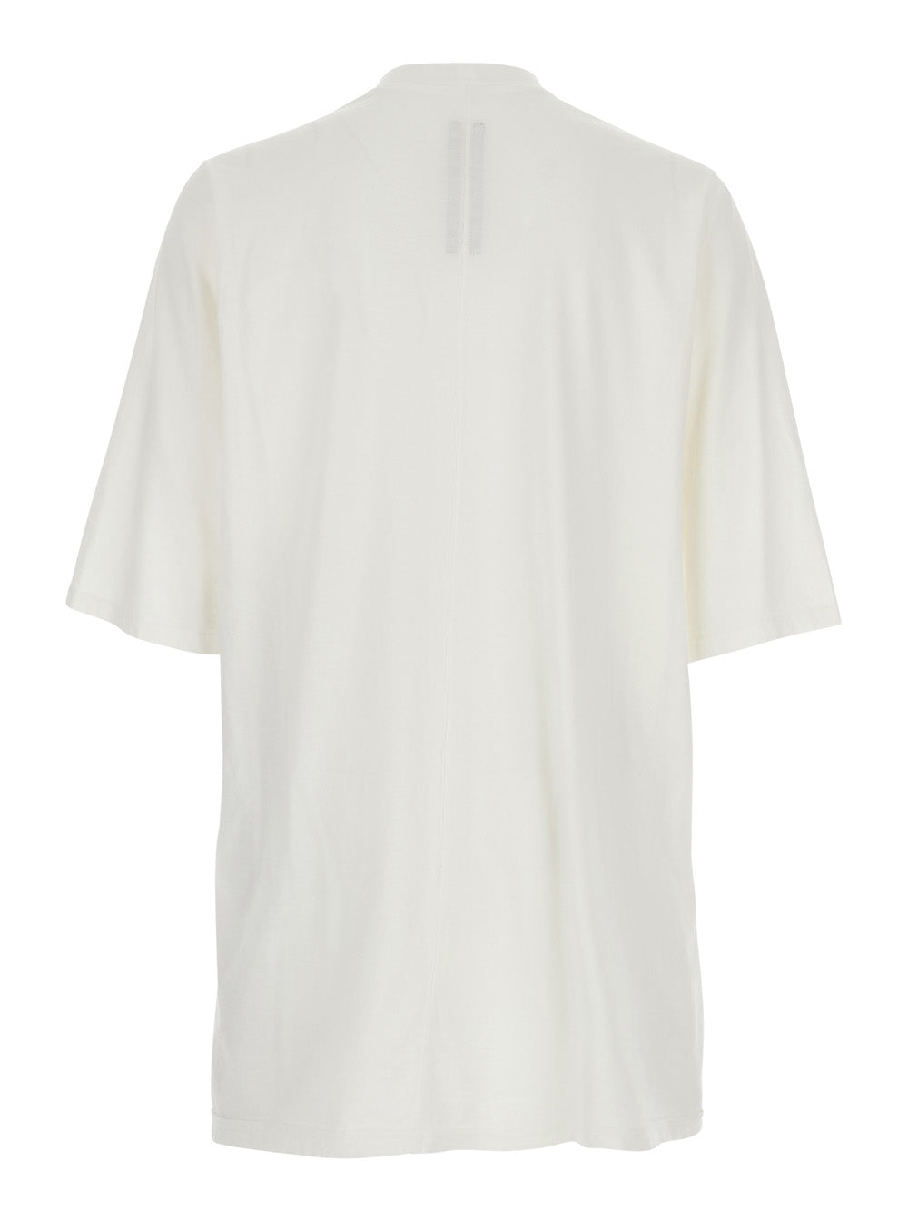 Drkshdw Men White Crew Neck T-Shirt With Maxi Print On The Front In Cotton For Men DRKSHDW