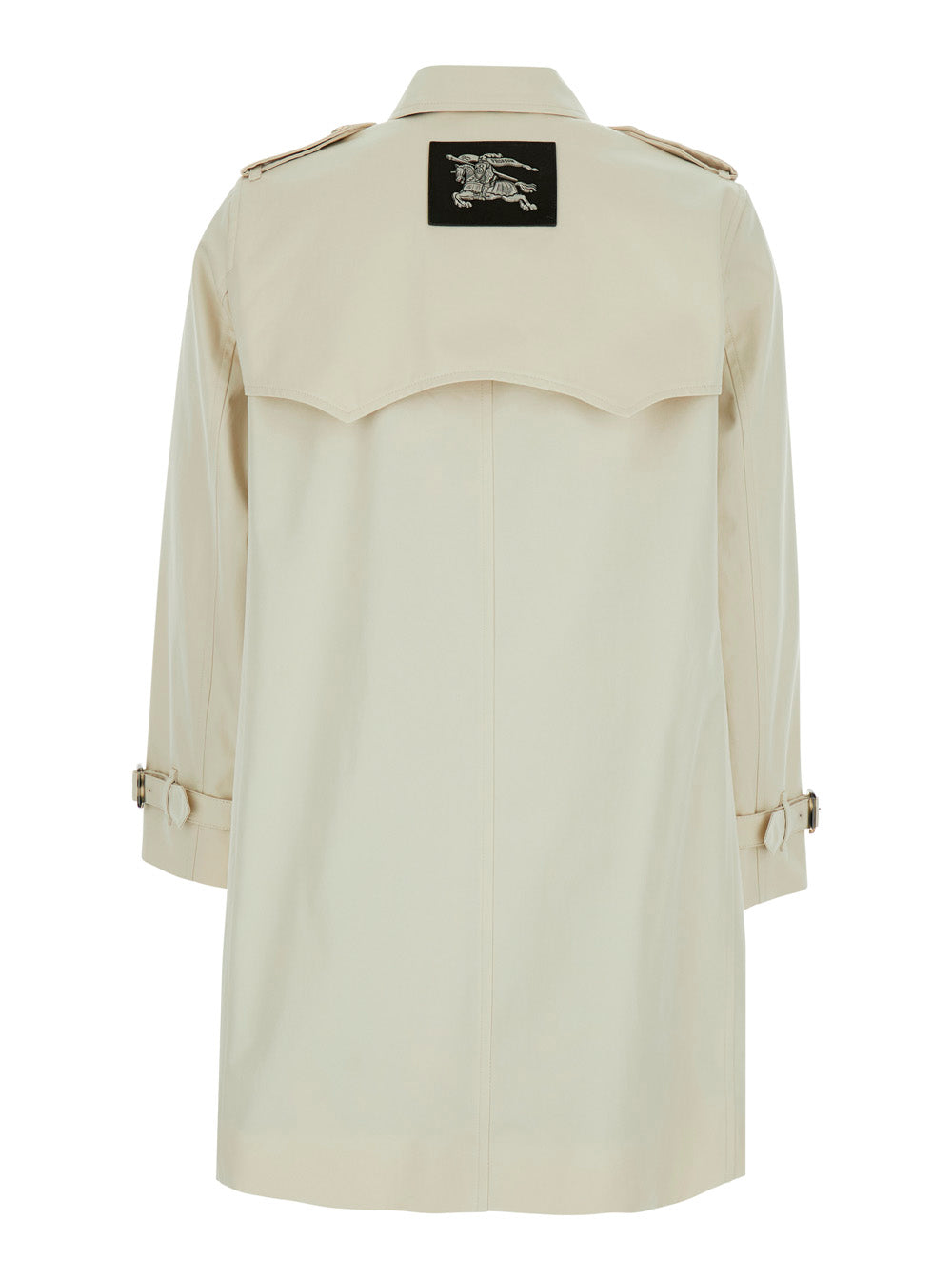 Burberry Women 'Summerside' Beige Trench Coat With Classic Collar And Ekd Patch On The Back In Cotton For Women BURBERRY