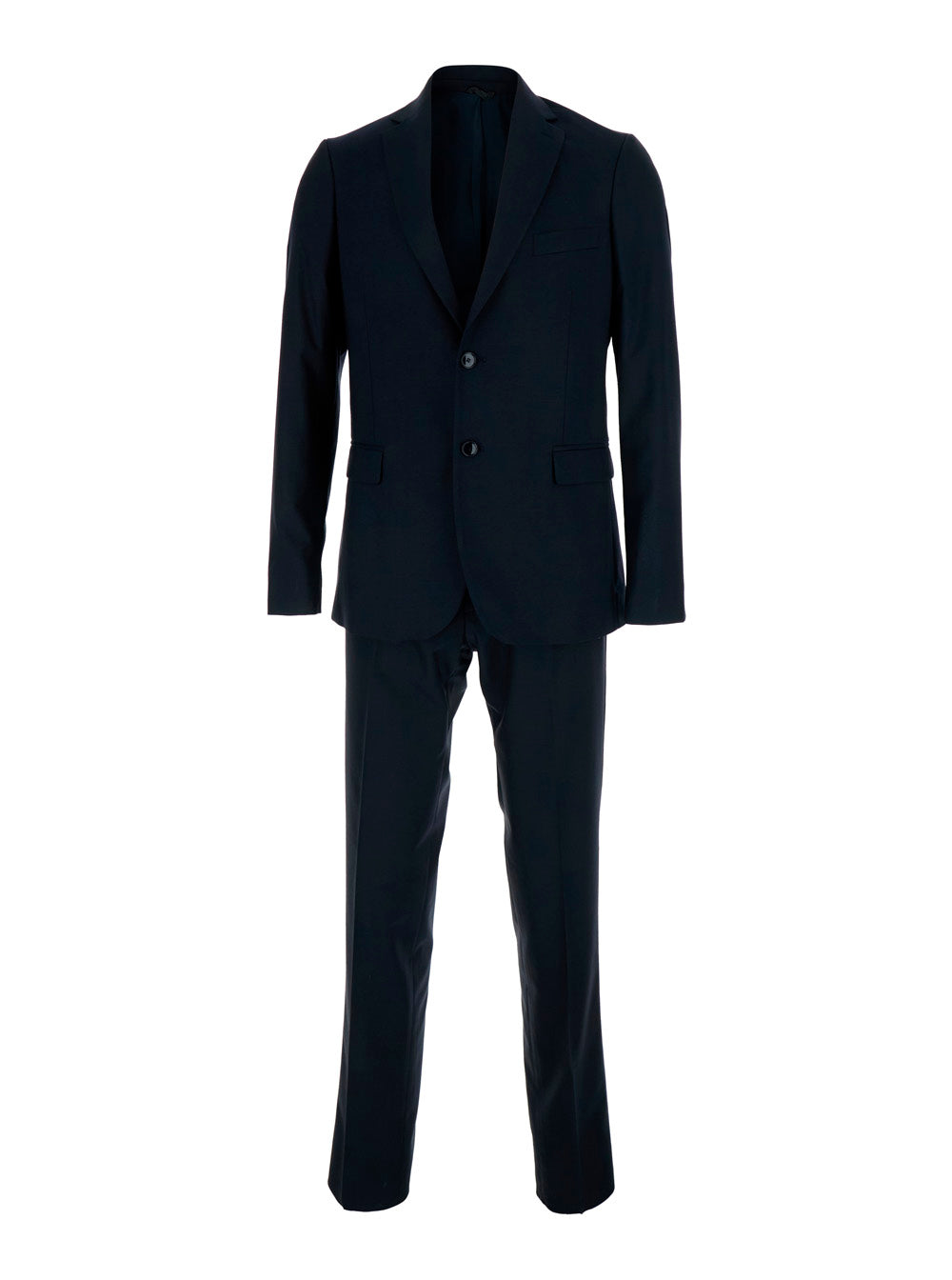 Leplain Men Single-Breasted Suit With Peak Revers And Pants Without Pleats Blue Man LEPLAIN