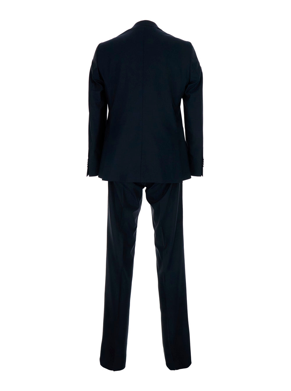 Leplain Men Single-Breasted Suit With Peak Revers And Pants Without Pleats Blue Man LEPLAIN