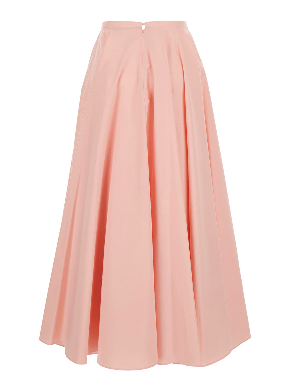 Givenchy Women Pink A-Line Skirt With Flared Design In Cotton For Women GIVENCHY