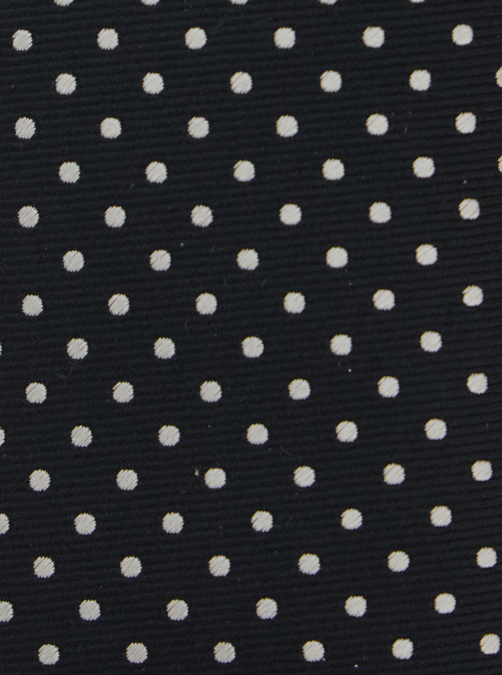 Valentino Garavani Men Black Tie With Vlogo Plaque On The Front And All-Over Polka Dot Pattern In Silk For Men VALENTINO GARAVANI
