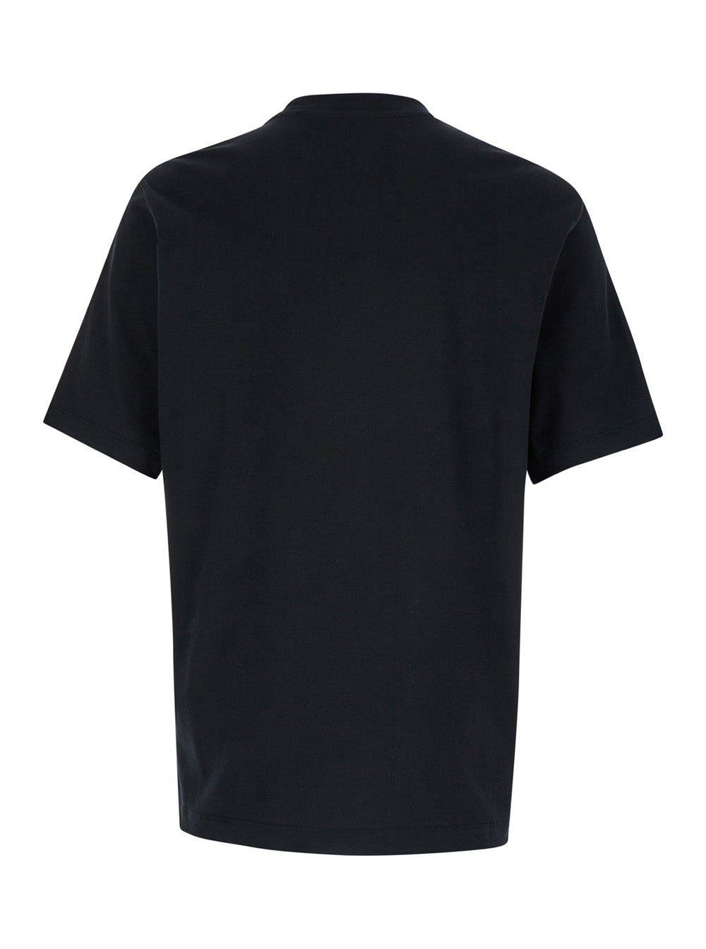 Amiri Men Black Crewneck T-Shirt With Logo Lettering Print On The Front In Cotton Man AMIRI