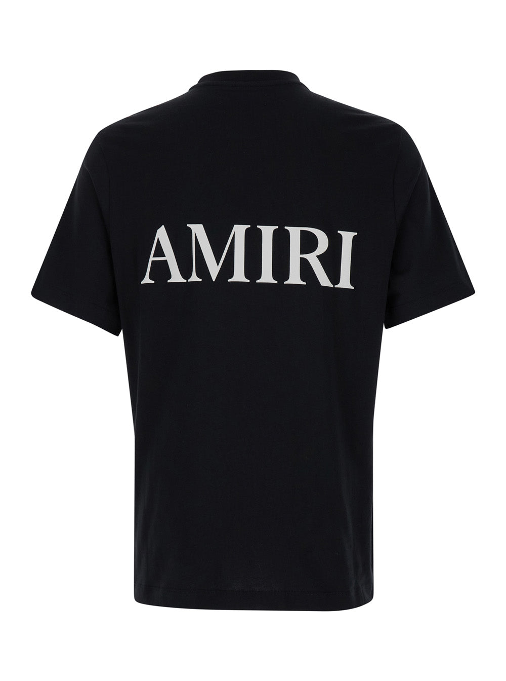 Amiri Men Black T-Shirt With Contrasting Monogram In Cotton Man AMIRI