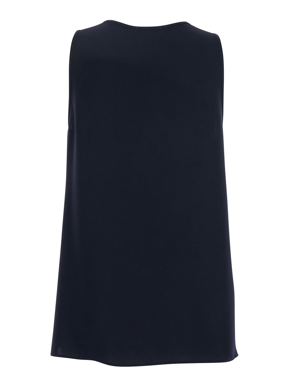 P.A.R.O.S.H. Women Blue Sleeveless Top With Round Neck In Fabric For Women P.A.R.O.S.H.