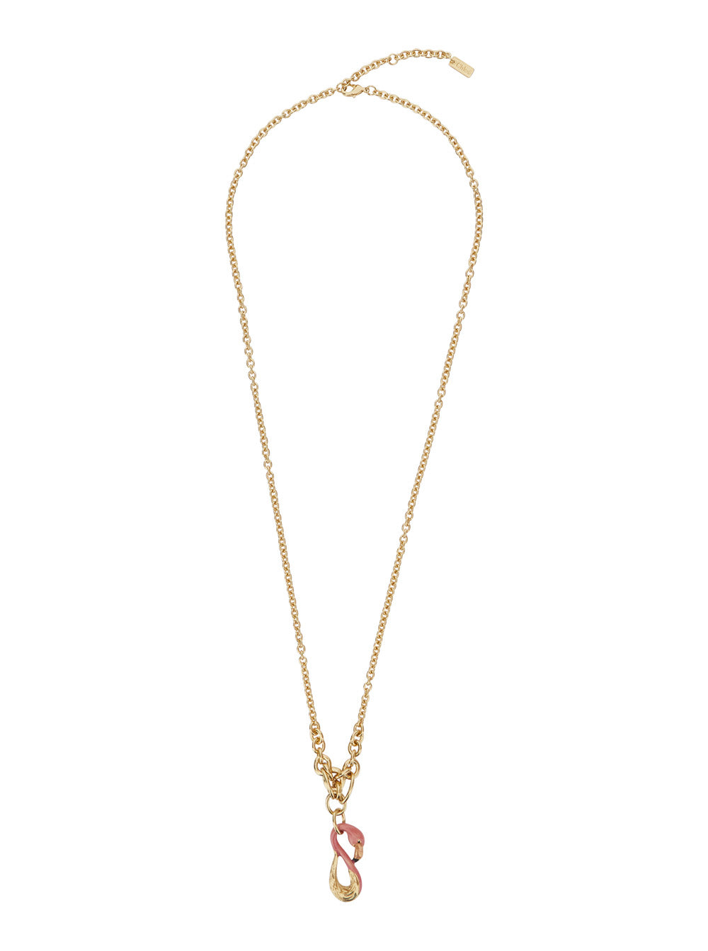 Chloé Women Gold-Colored Necklace With Chain Design And Front Pendant In Brass For Women CHLOE