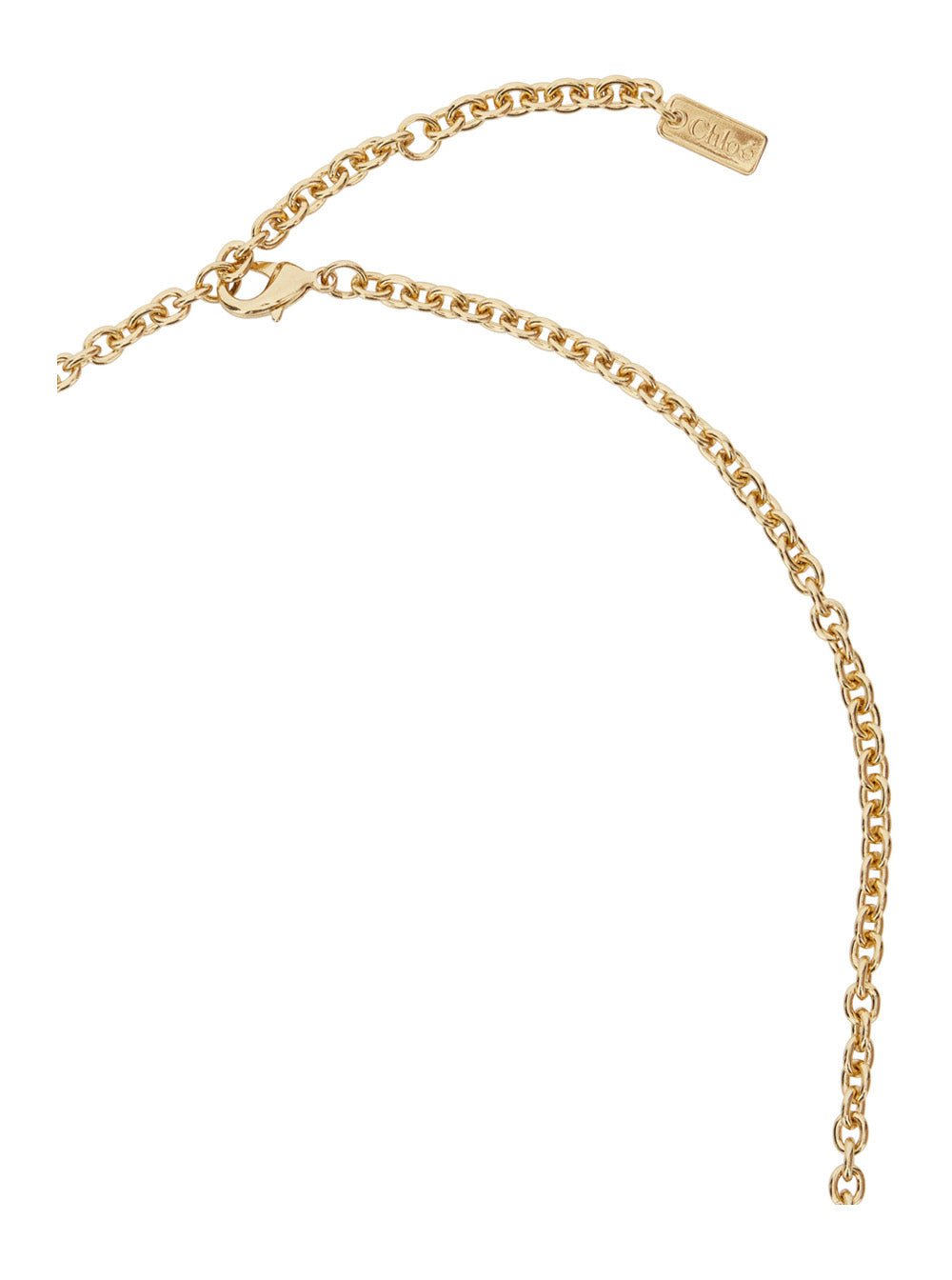 Chloé Women Gold-Colored Necklace With Chain Design And Front Pendant In Brass For Women CHLOE