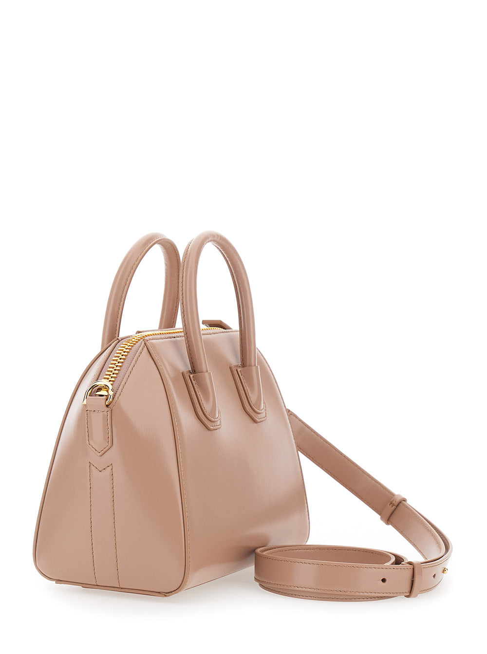 Givenchy Women 'Antigona' Pink Handbag With Laminated Logo In Leather Women GIVENCHY