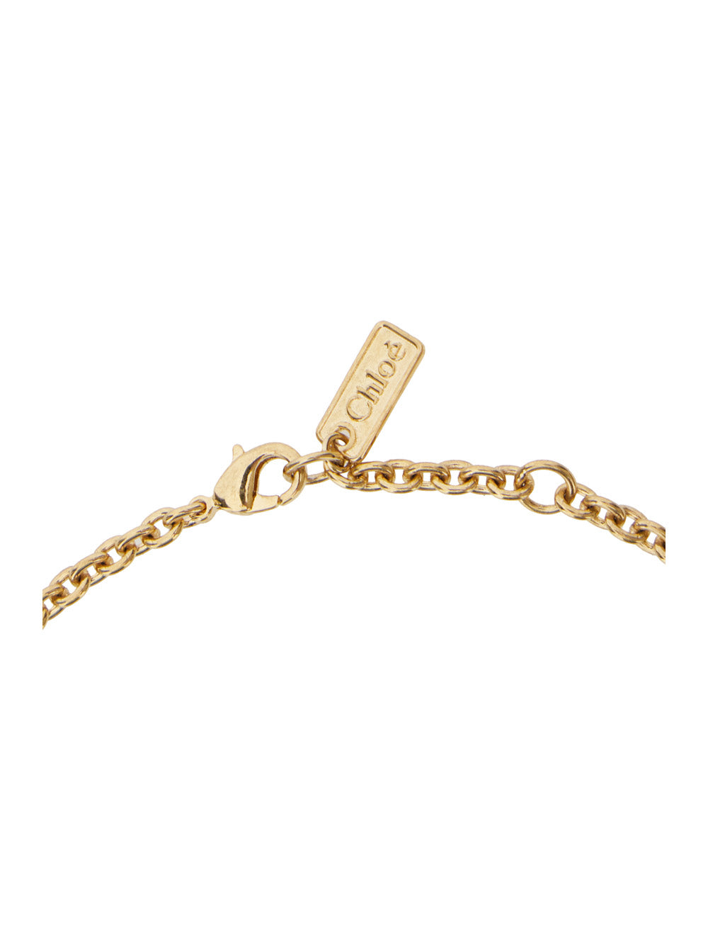 Chloé Women Necklace With Hook Closure And Three Charms With Brass Logo For Women CHLOE