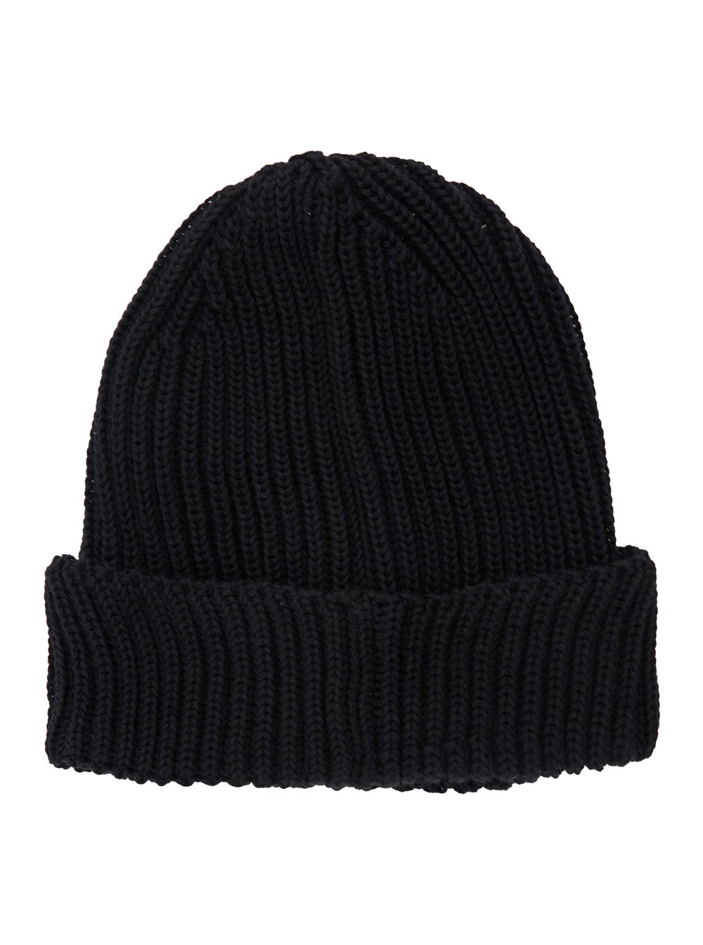 C.P. Company Men Hat With Googles Detail And Wool Knit In Black For Men C.P. COMPANY