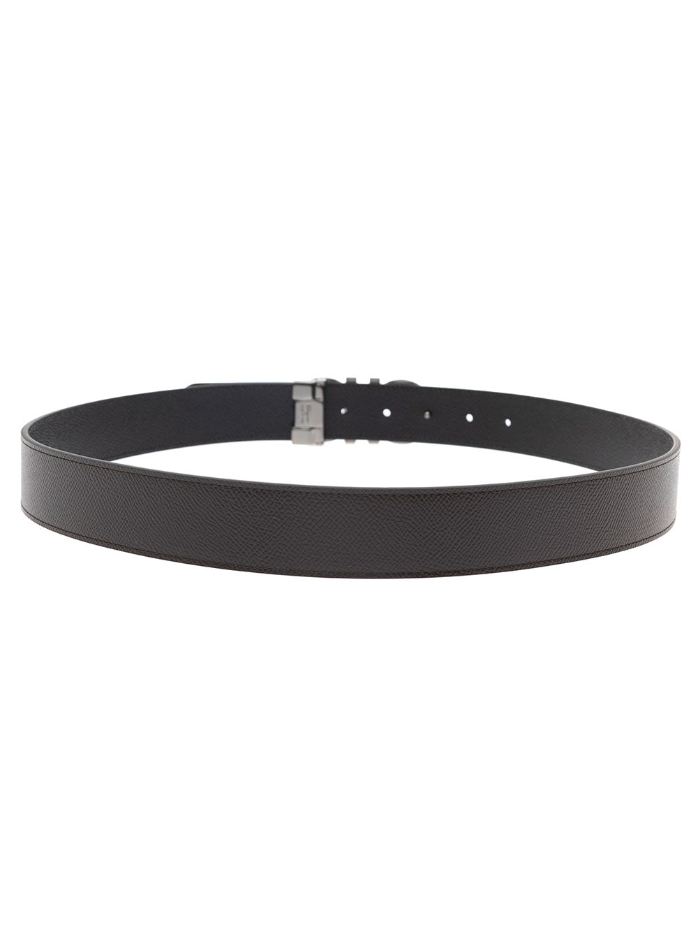 Ferragamo Men Reversibile Ad Brown Black FERRAGAMO
