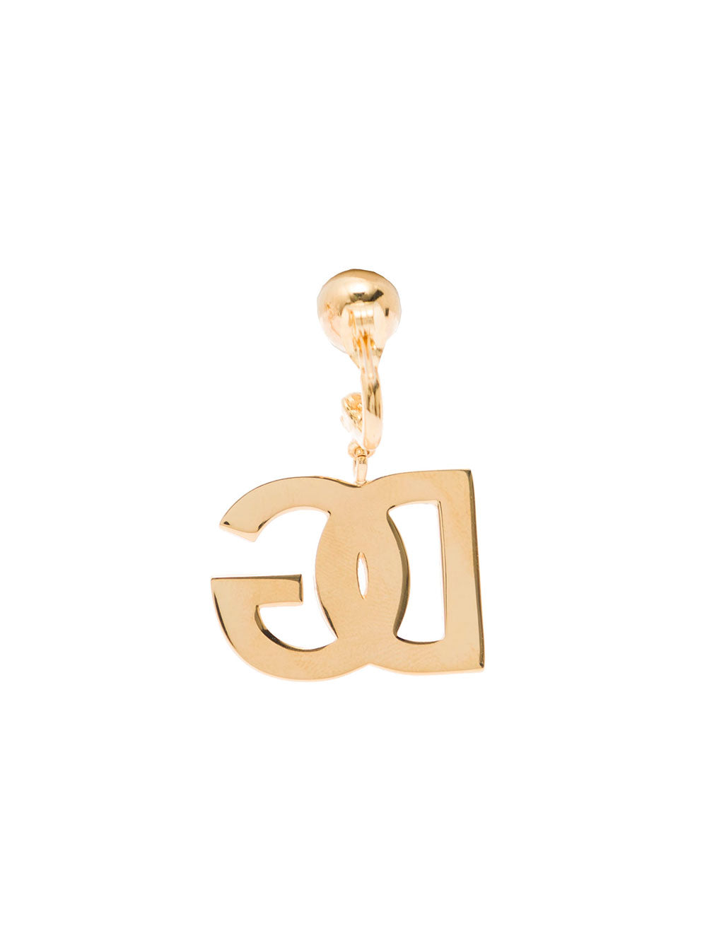 Dolce & Gabbana Women Gold Color Dg Logo Drop Earrings For Women DOLCE & GABBANA