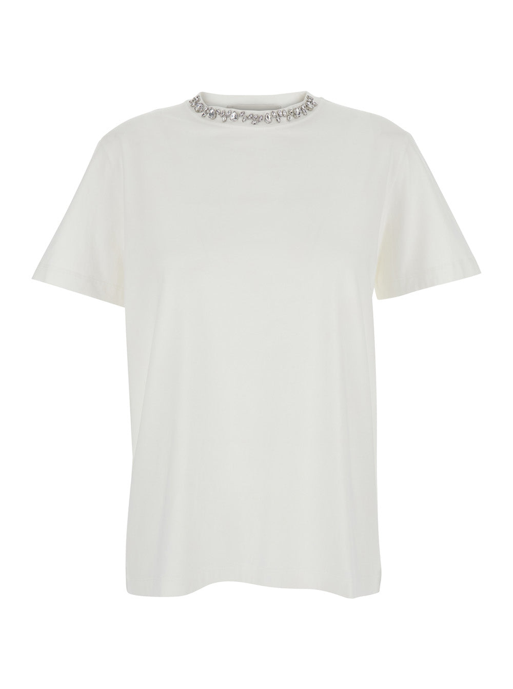 Golden Goose Women T-Shirt Golden W's Regular With Cotton And White Woman GOLDEN GOOSE