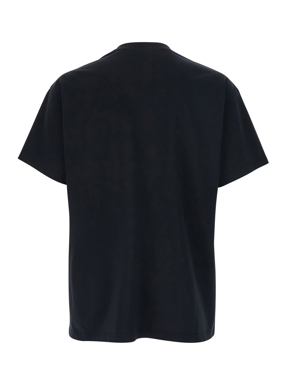 Givenchy Men T-Shirt With Logo Patch On Chest In Black Cotton Men GIVENCHY