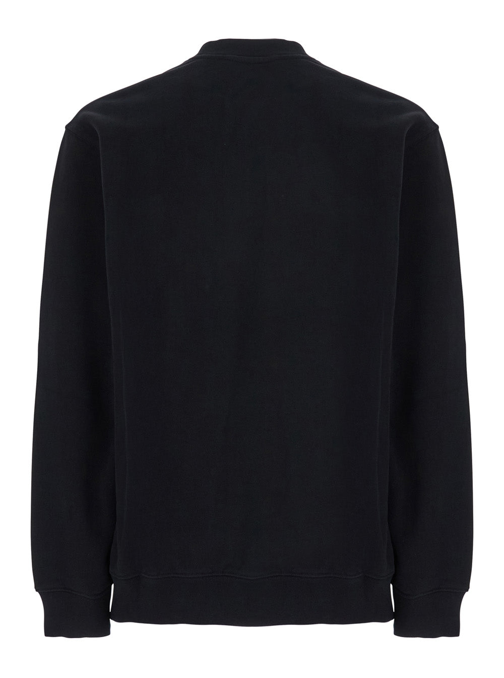 Jacquemus Men Crewneck Sweatshirt With Logo Patch On The Front In Black Cotton For Men