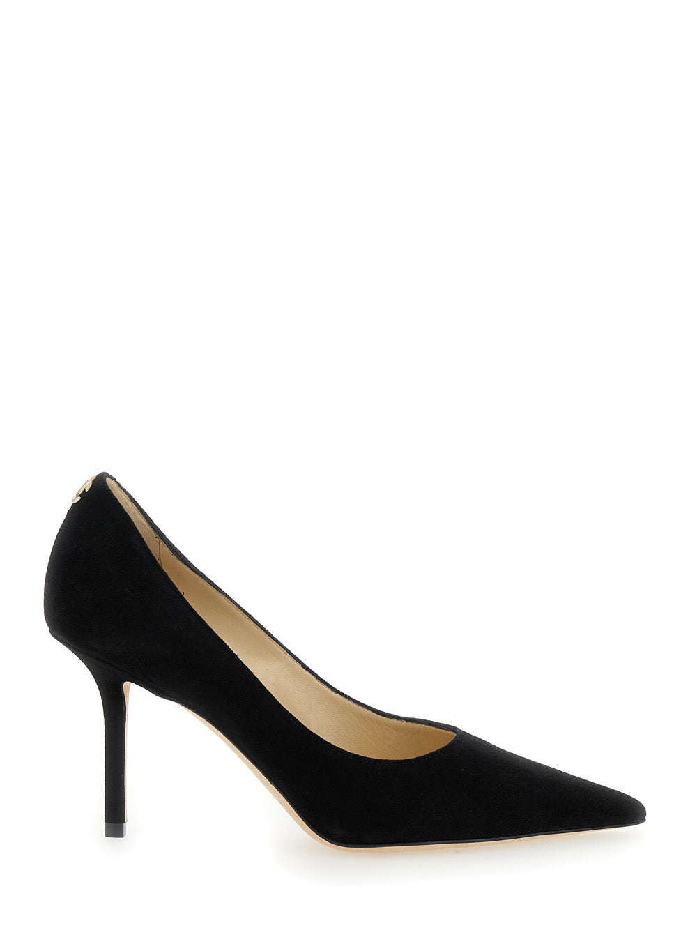Jimmy Choo Women Pumps 'Love' With Stiletto Heel In Suede And Black Color For Women