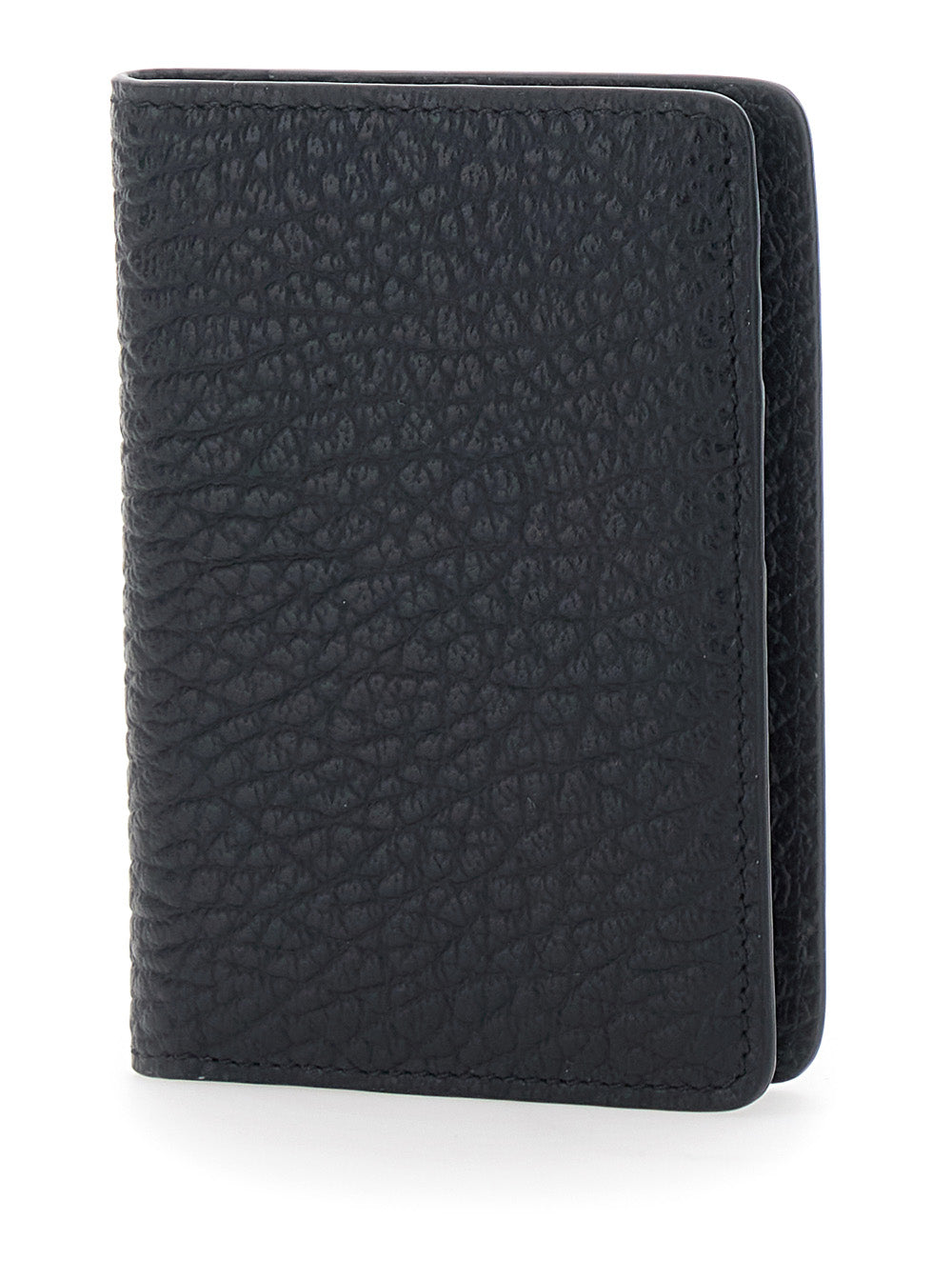 Maison Margiela Women Wallet With Four Stitches On The Back In Black Leather For Women MAISON MARGIELA