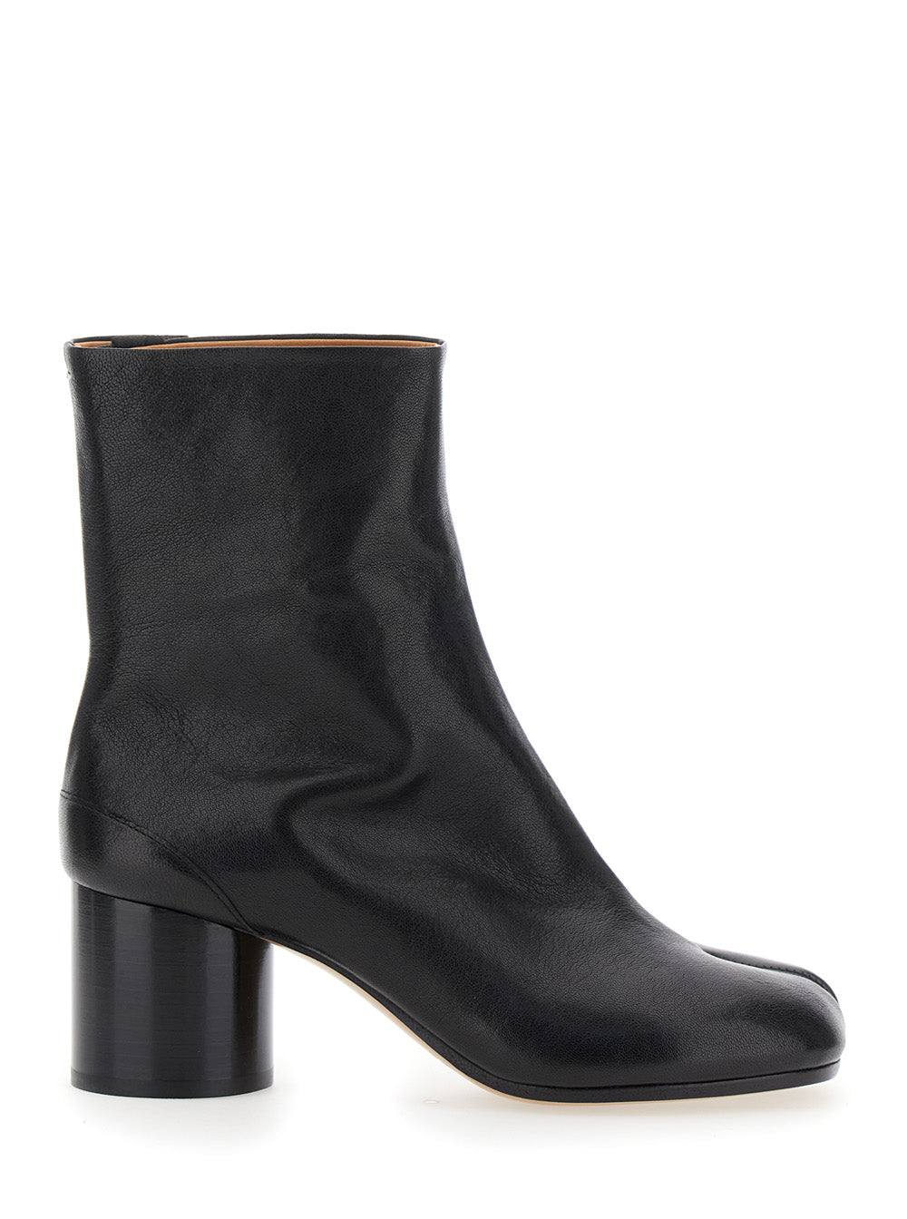 Maison Margiela Women Boots With Tabi Toe In Leather And High Heel Black Women