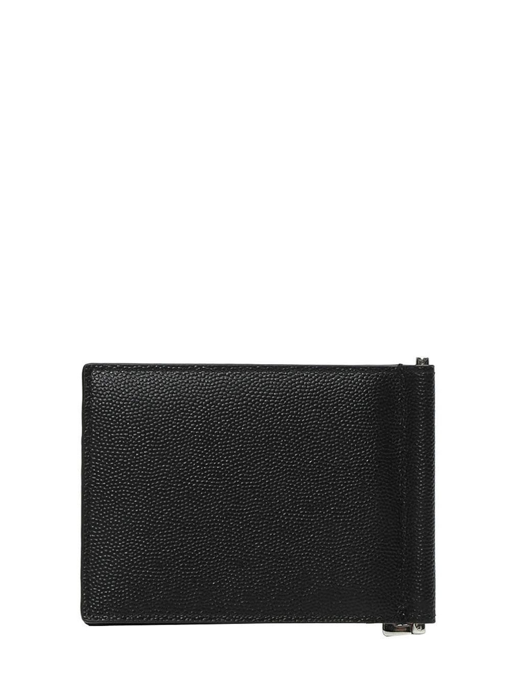 Saint Laurent Men Wallet With Logo On The Front In Black Leather For Men SAINT LAURENT