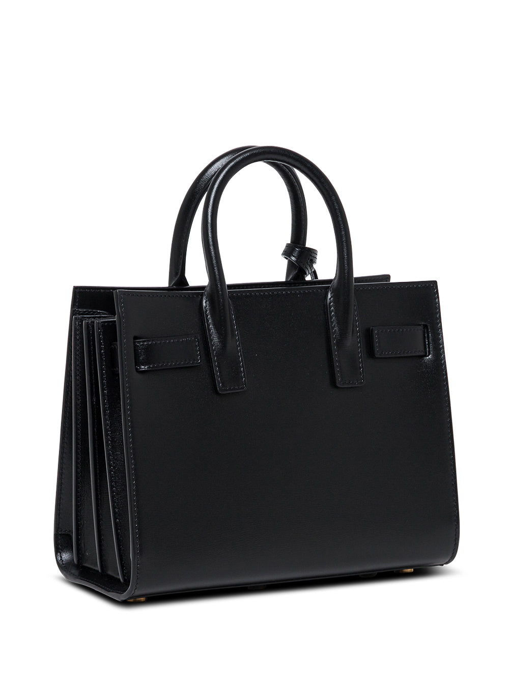 Saint Laurent Women Handbag 'Nano Sac Du Jour' In Black Leather For Women