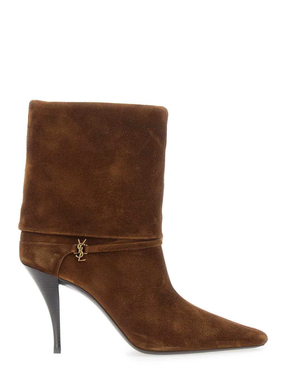 Saint Laurent Women Niki 90 Bootie Suede