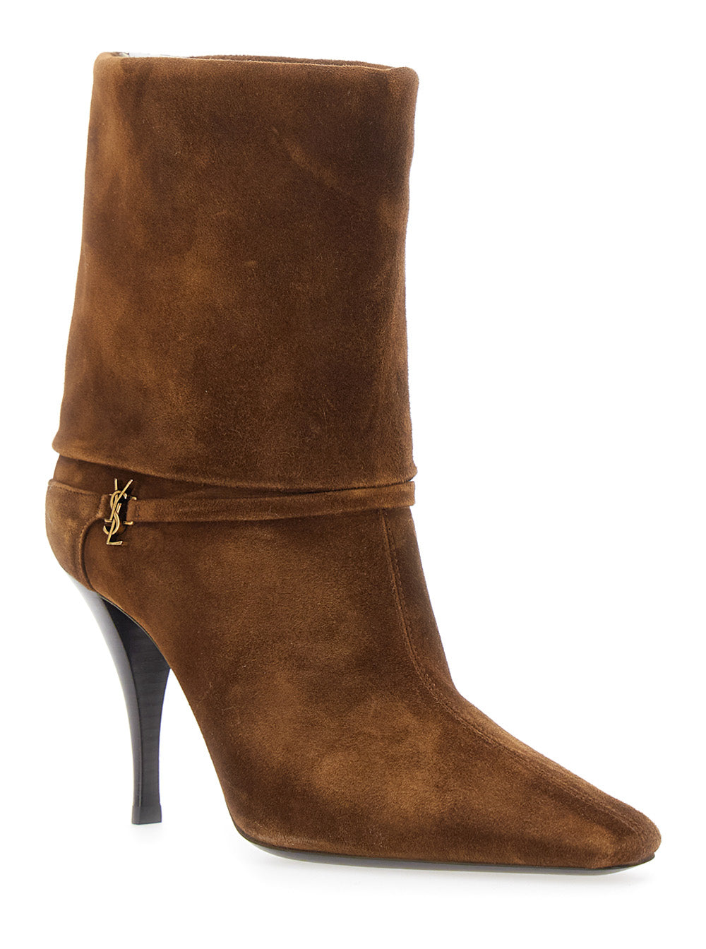 Saint Laurent Women Niki 90 Bootie Suede