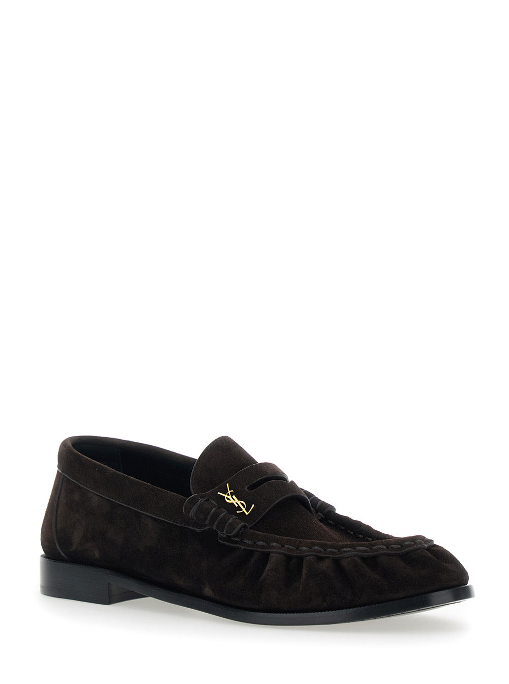 Saint Laurent Women Le Loafer 15 Suede Cashemire