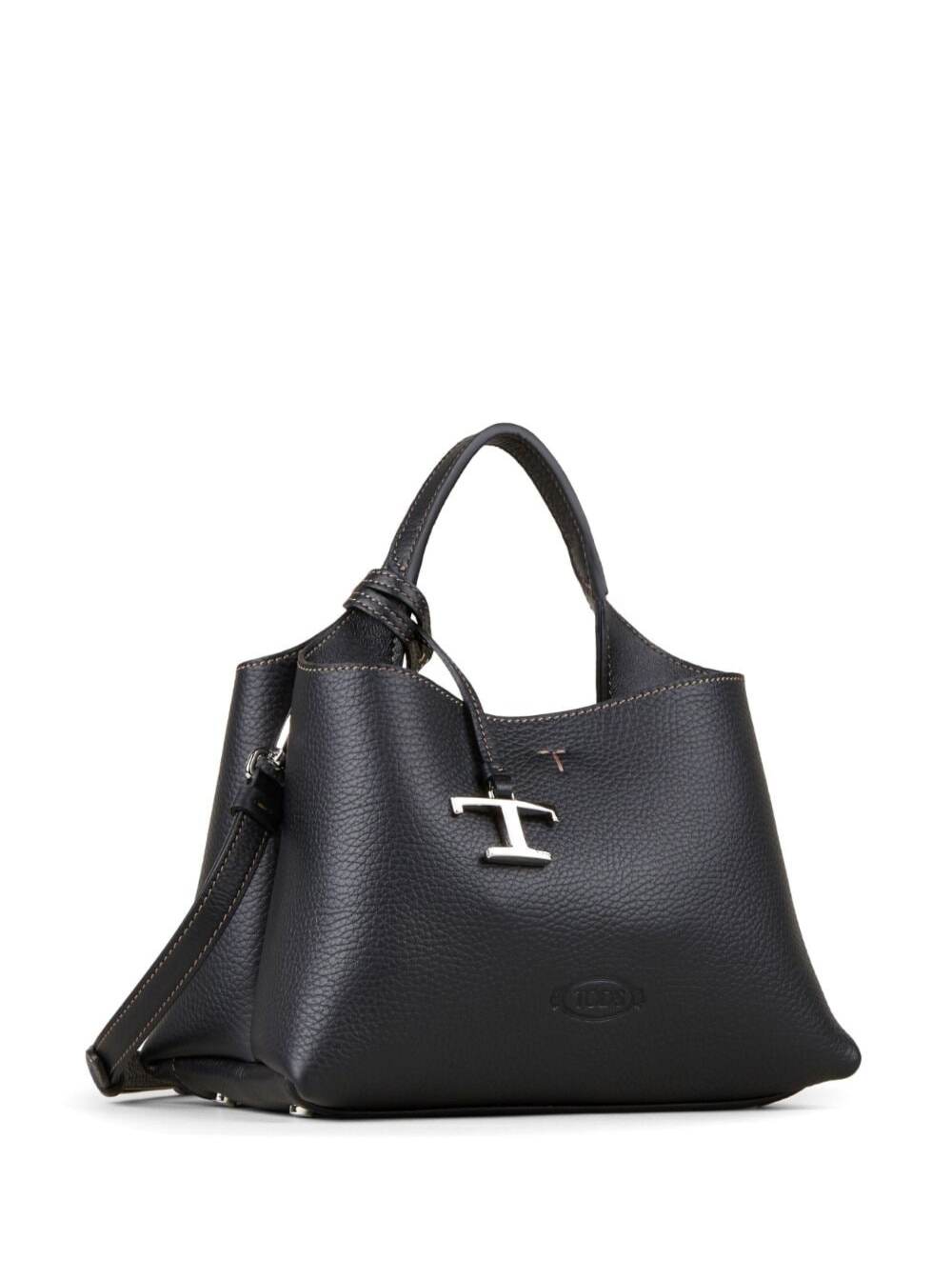 Tod's Women Handbag 'T Timeless' With Embossed Logo And Black Leather Pendant For Women TOD'S