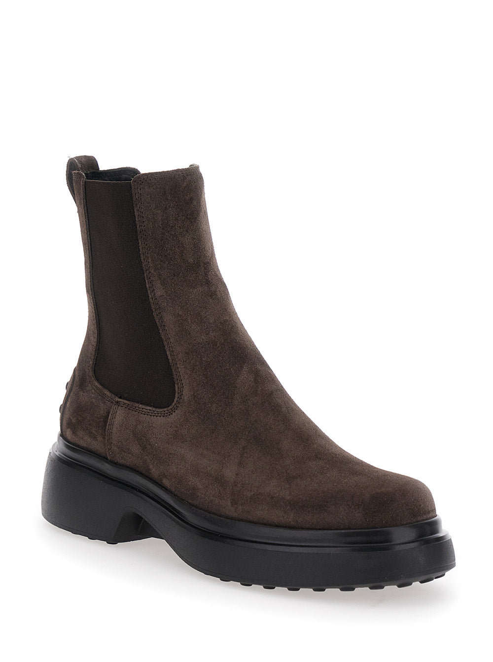 Tod's Women Brown Leather Ankle Boots