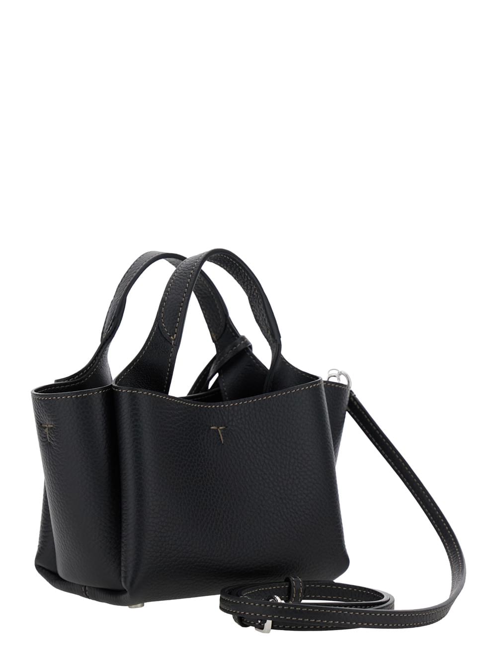 Tod's Women Tod's Women Handbag With Removable Metal Pendant In Black Leather For Women TOD'S