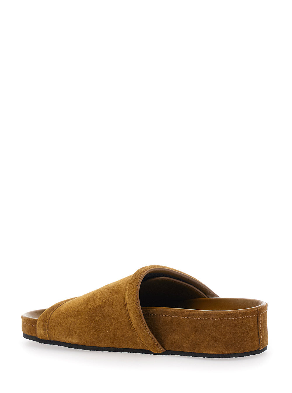 Phoebe Philo Women Brown Sandals With Adjustable Velcro Strap In Suede For Women PHOEBE PHILO