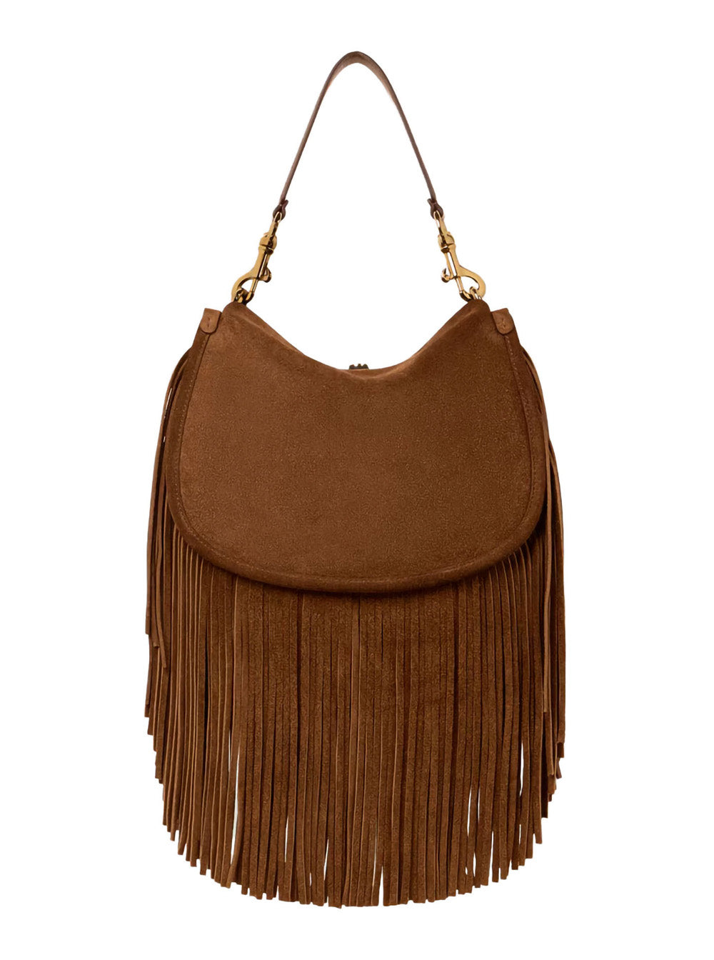 Etro Women Shoulder Bag 'Pony Suede Bag' With Brown Leather Details Woman ETRO
