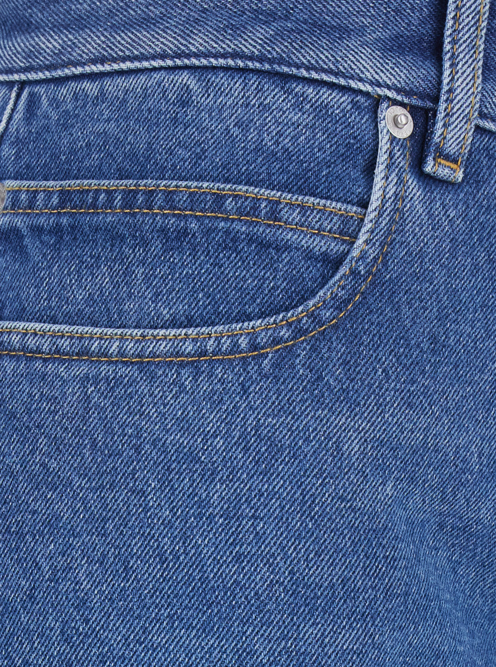 Bottega Veneta Women Blue Jeans With Logo Patch On The Back And Flared Leg In Denim For Women BOTTEGA VENETA