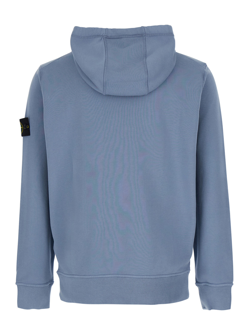 Stone Island Men Sweatshirt With Crew Neck, Long Sleeves And Stone Island Patch, In Organic Cotton, Blue Color, Unisex STONE ISLAND